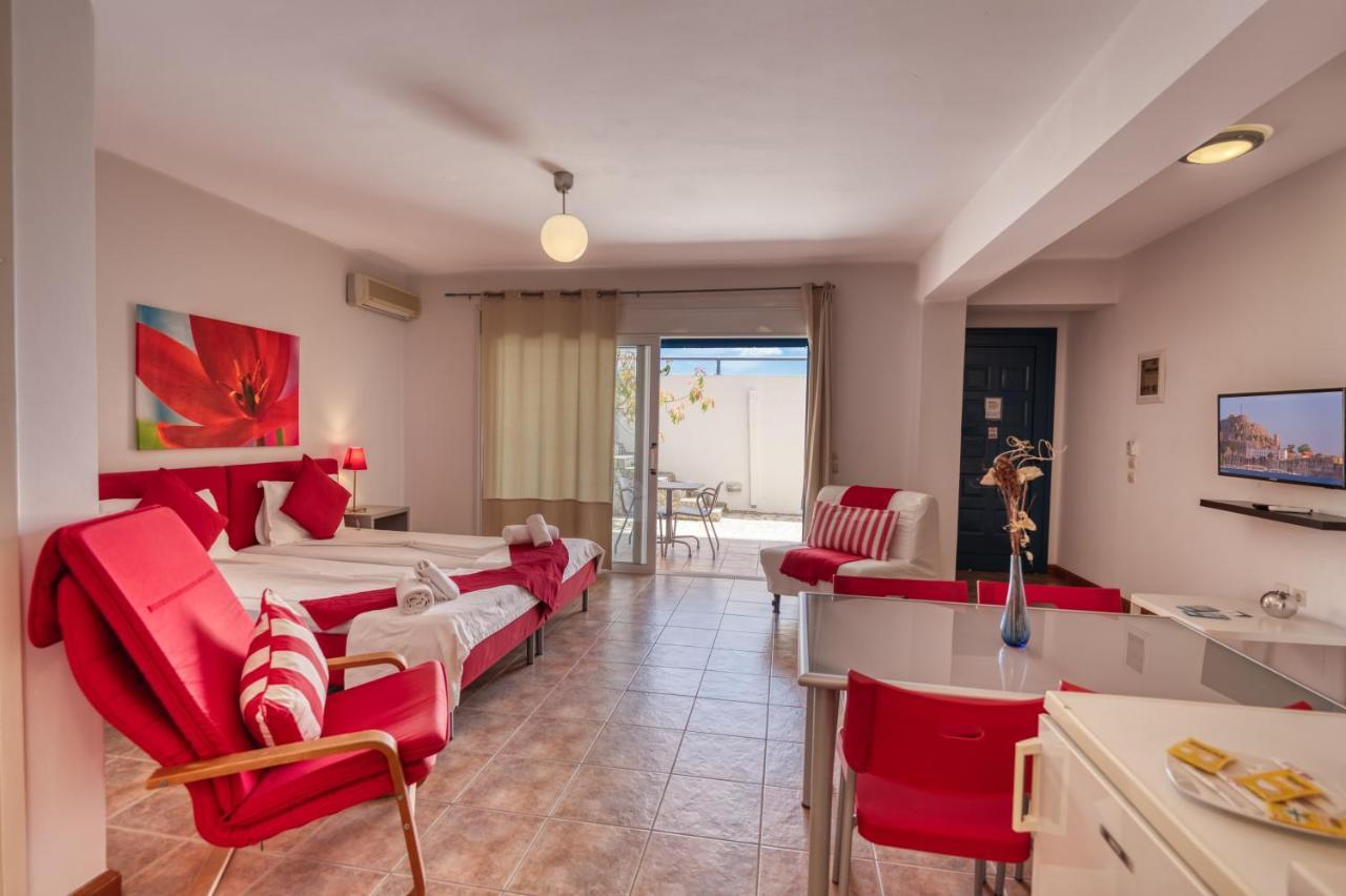Glyfa Corfu Apartments Barbati Exteriör bild